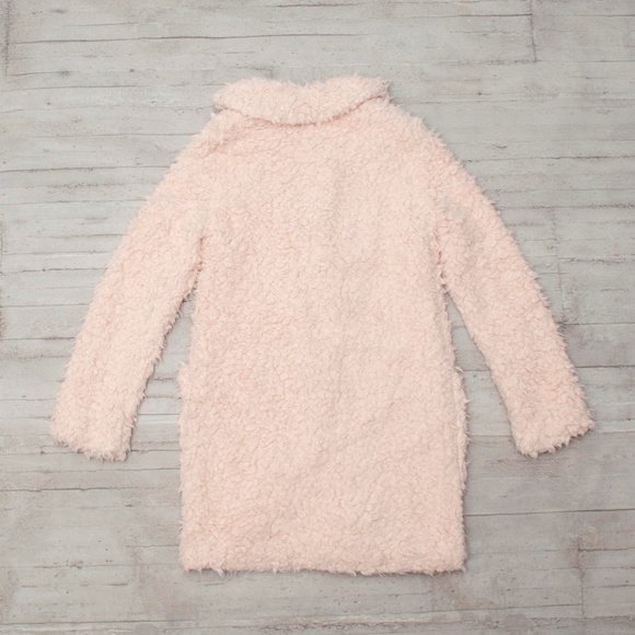 LAST ONE Super Soft Teddy Bear Jacket - Blush Pink - Picture 4 of 6